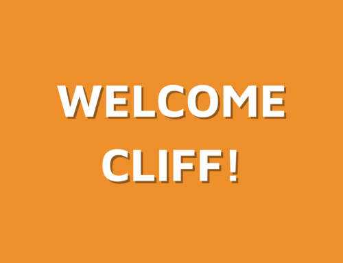 Welcome Aboard, Cliff!