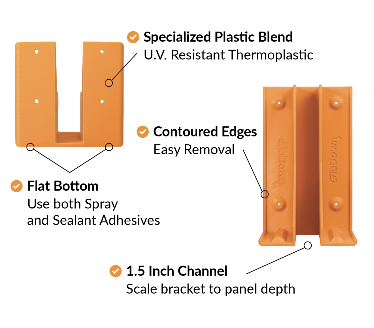 Vudu bracket gludown